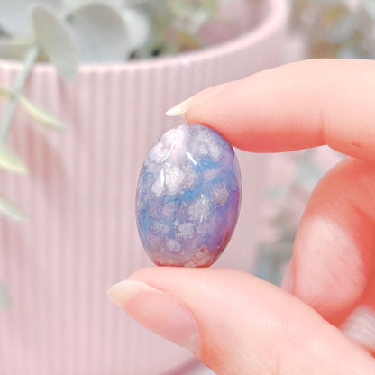 Purple Flower Agate Tumble