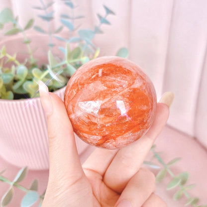 Fire Quartz Sphere