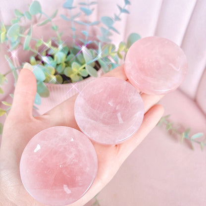 Rose Quartz Round Bowl - 5.5cm