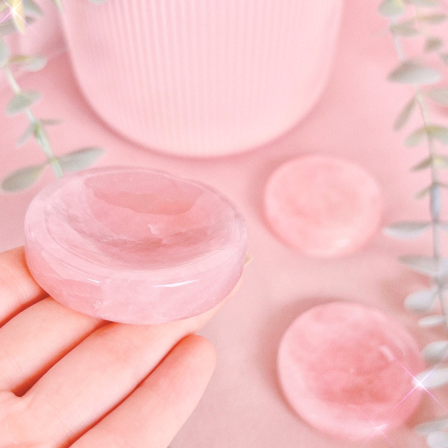 Rose Quartz Round Bowl - 5.5cm