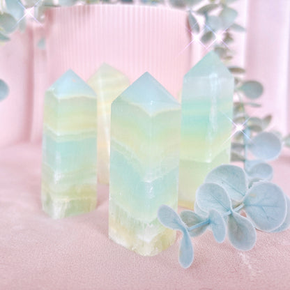 Aqua Calcite Tower