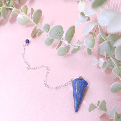 Lapis Lazuli Point Pendulum - 21.5cm