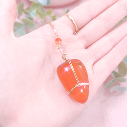 Carnelian Handmade Sun Catcher