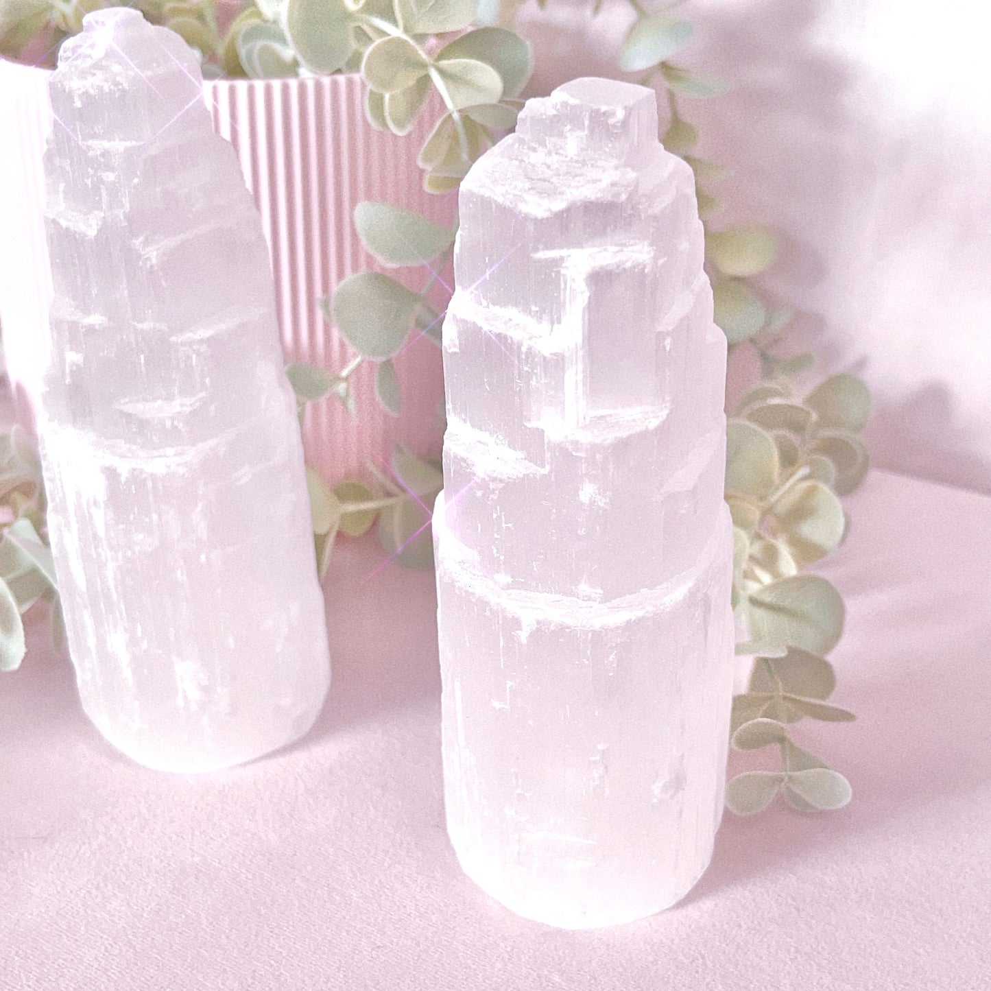 Selenite (Satin Spar) Natural Tower - Large 14.5cm