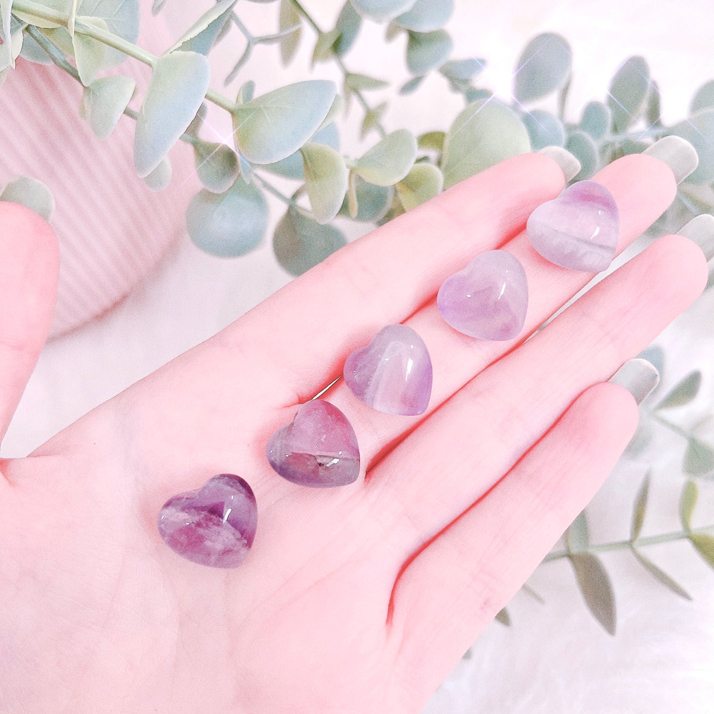 Amethyst Mini Heart