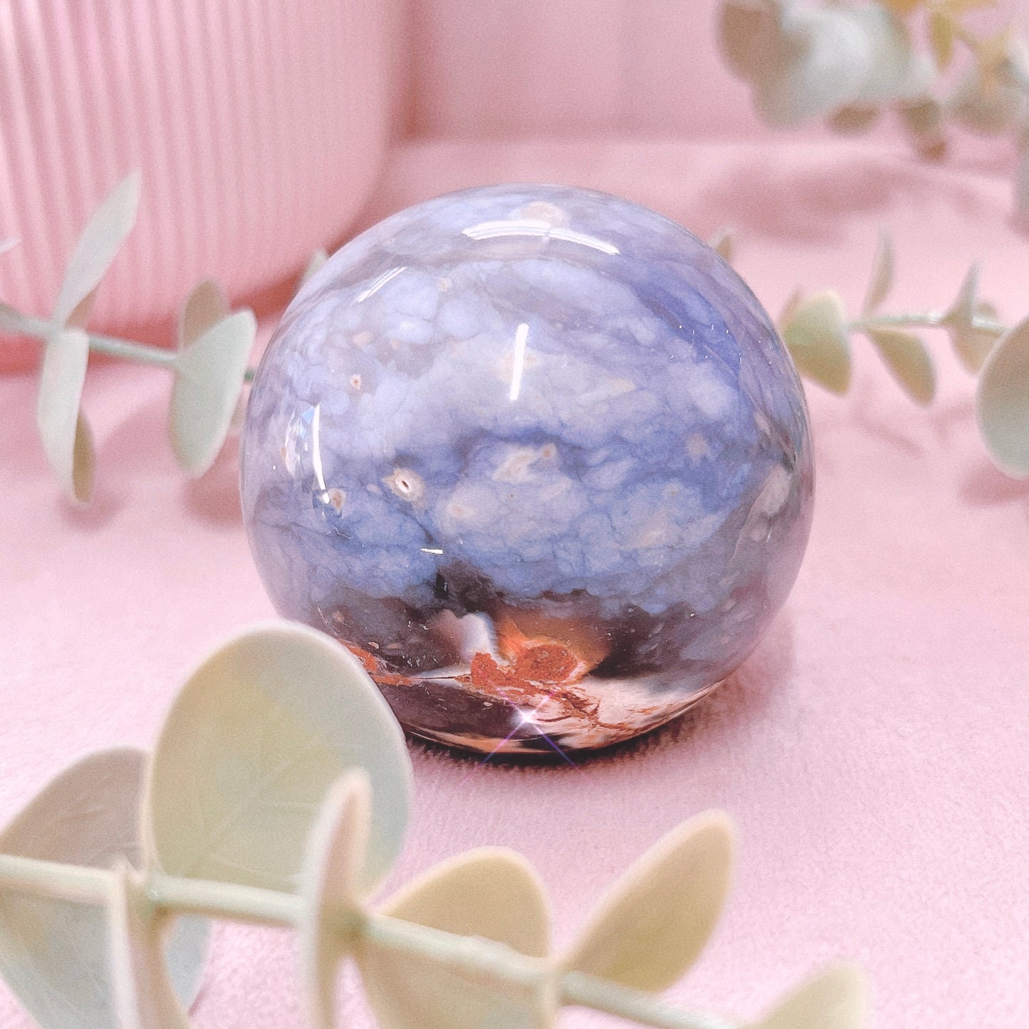 Purple Chalcedony Sphere