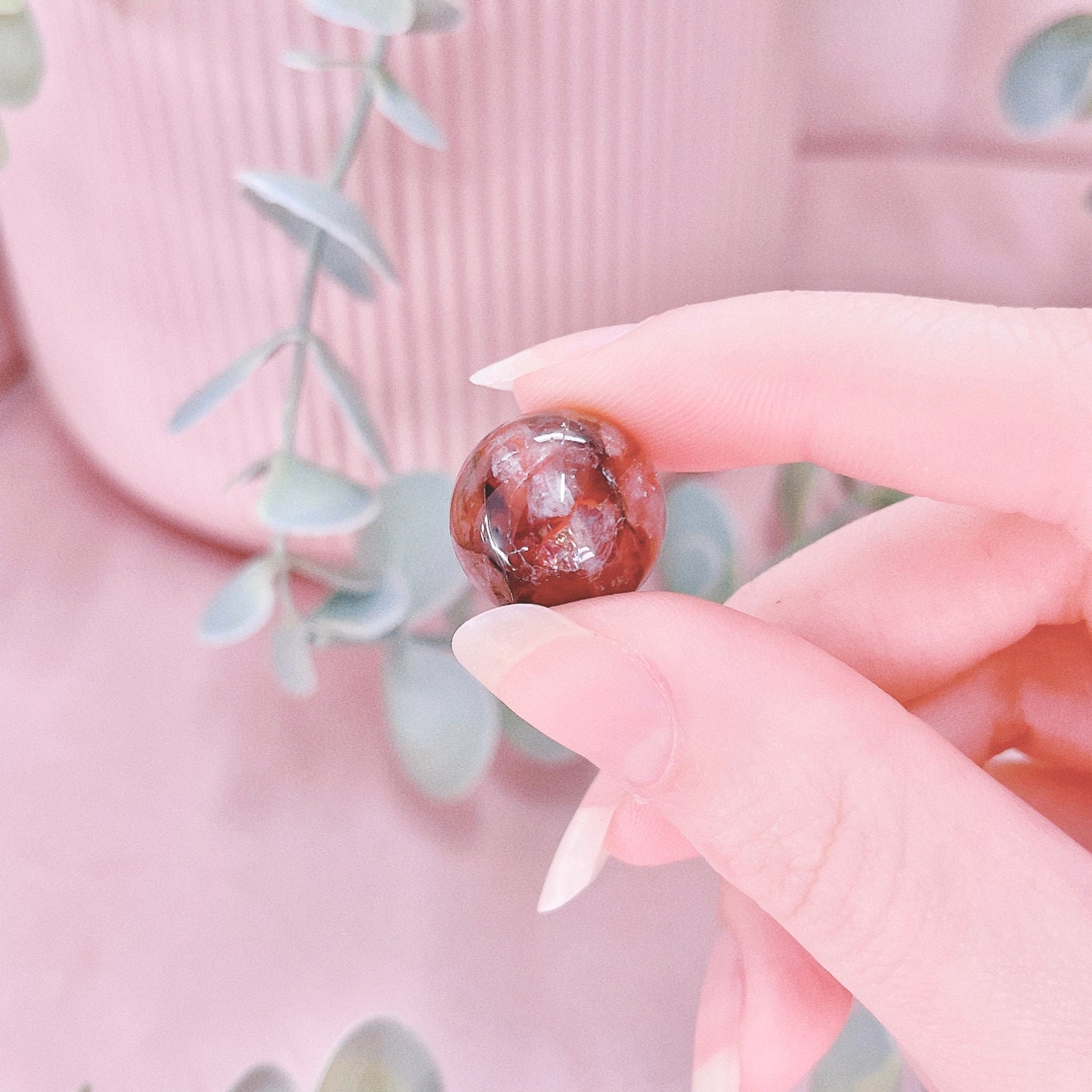 Fire Quartz Mini Sphere