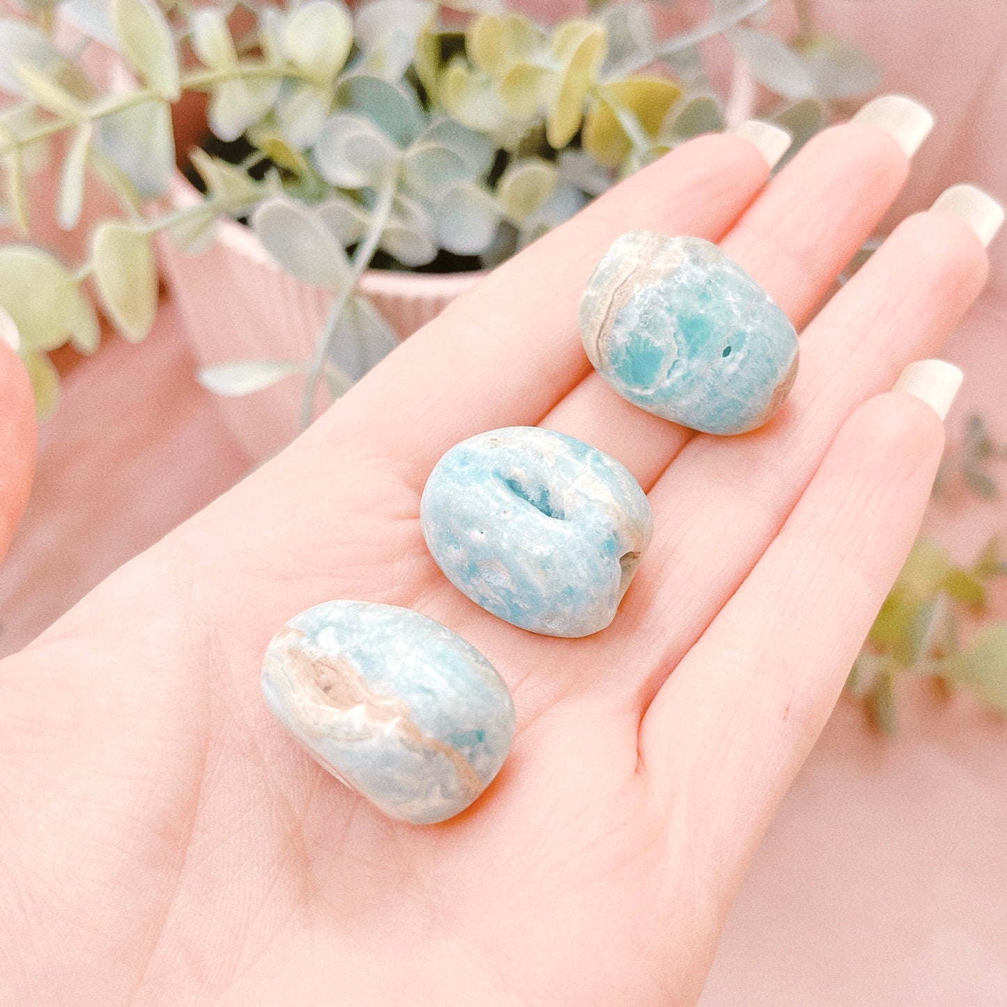 Blue Aragonite Tumble