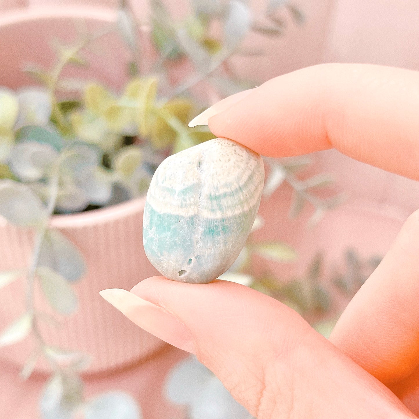 Blue Aragonite Tumble