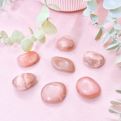 Pink Moonstone Tumble