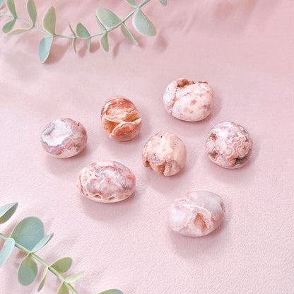 Pink Lace Agate Tumble