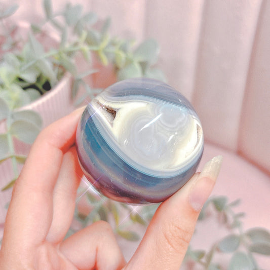 Orca Agate Sphere