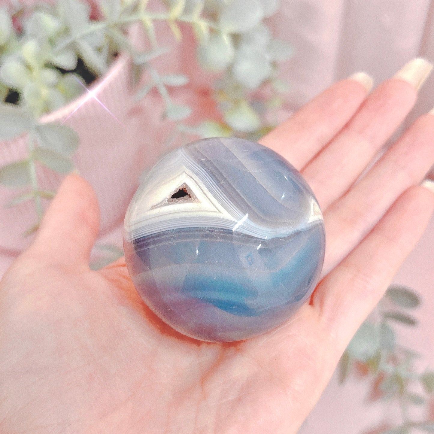 Orca Agate Sphere