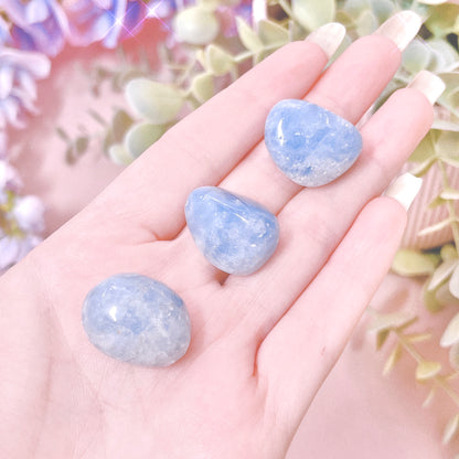 Blue Calcite Tumble