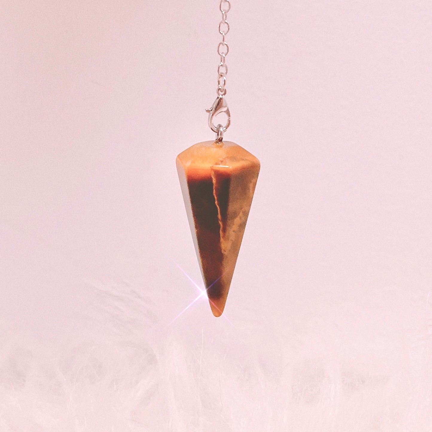 Tiger Eye Point Pendulum - 21.5cm