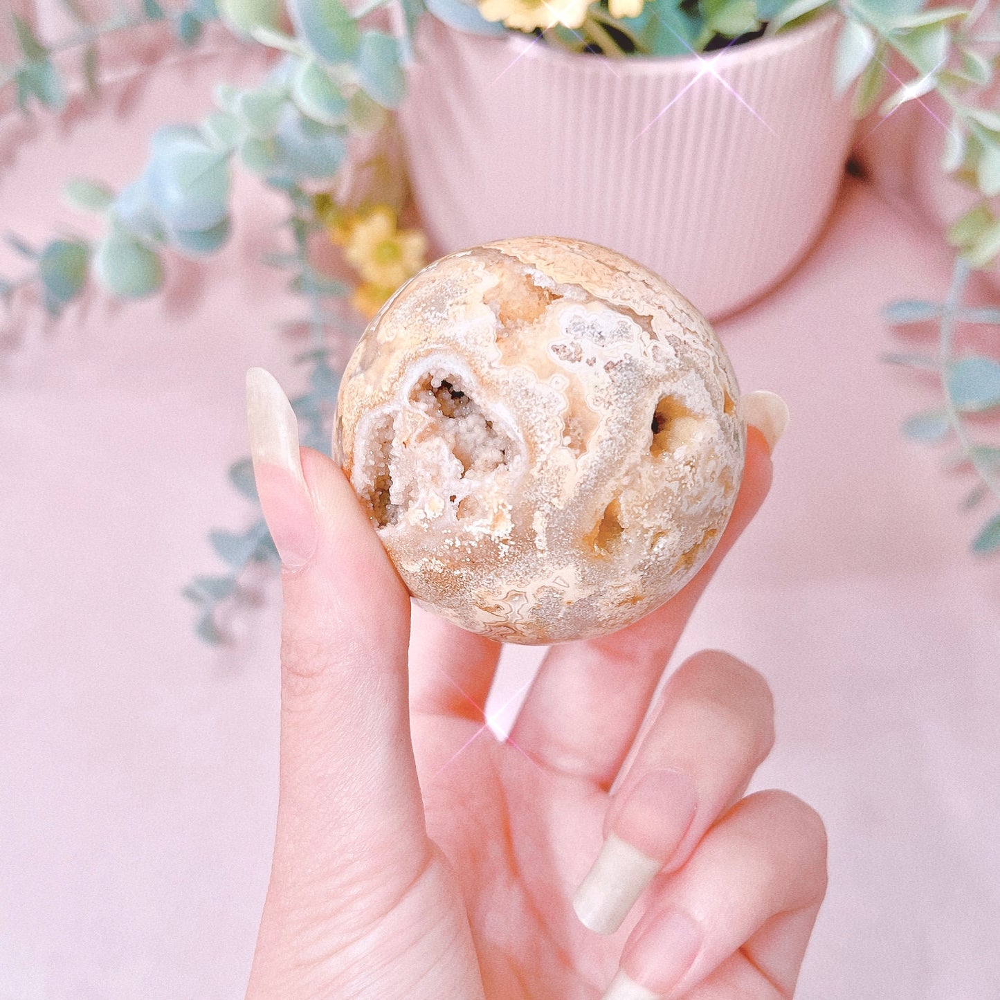 Crazy Lace Agate Sphere