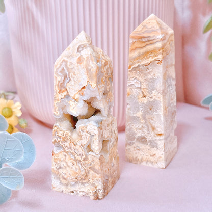 Crazy Lace Agate Tower