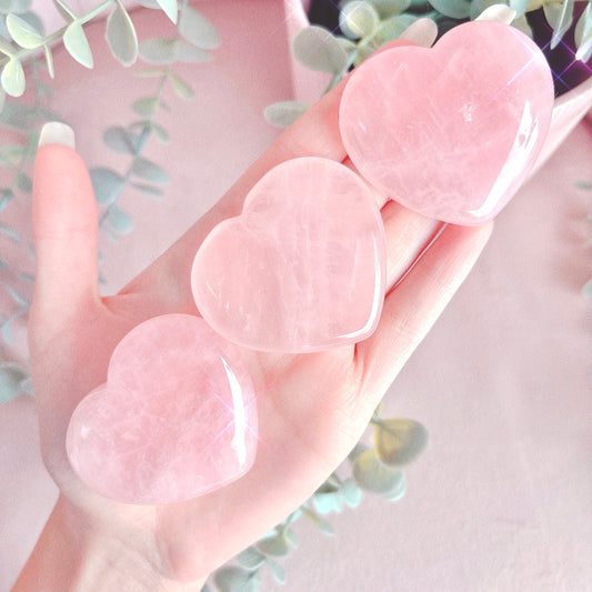 Rose Quartz Heart