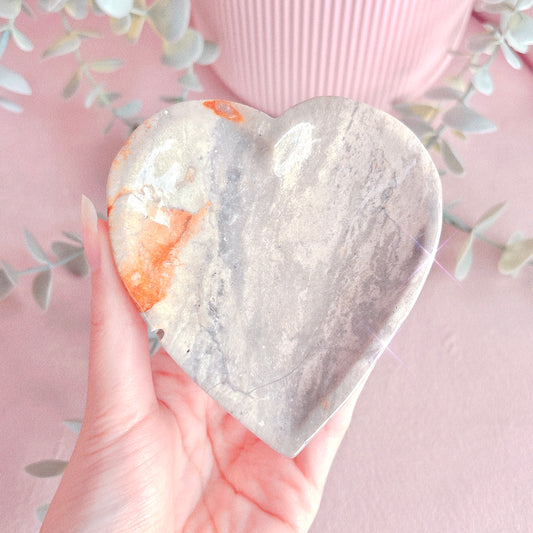 Ocean Jasper Heart Bowl
