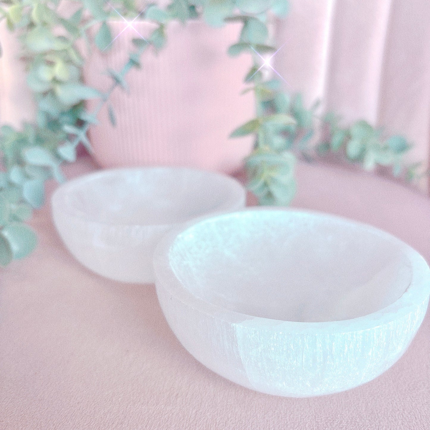 Selenite Round Bowl - 10cm