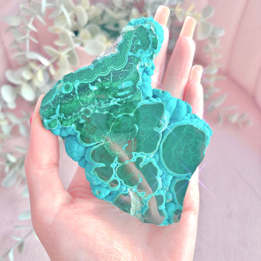 Chrysocolla Malachite Natural Slice