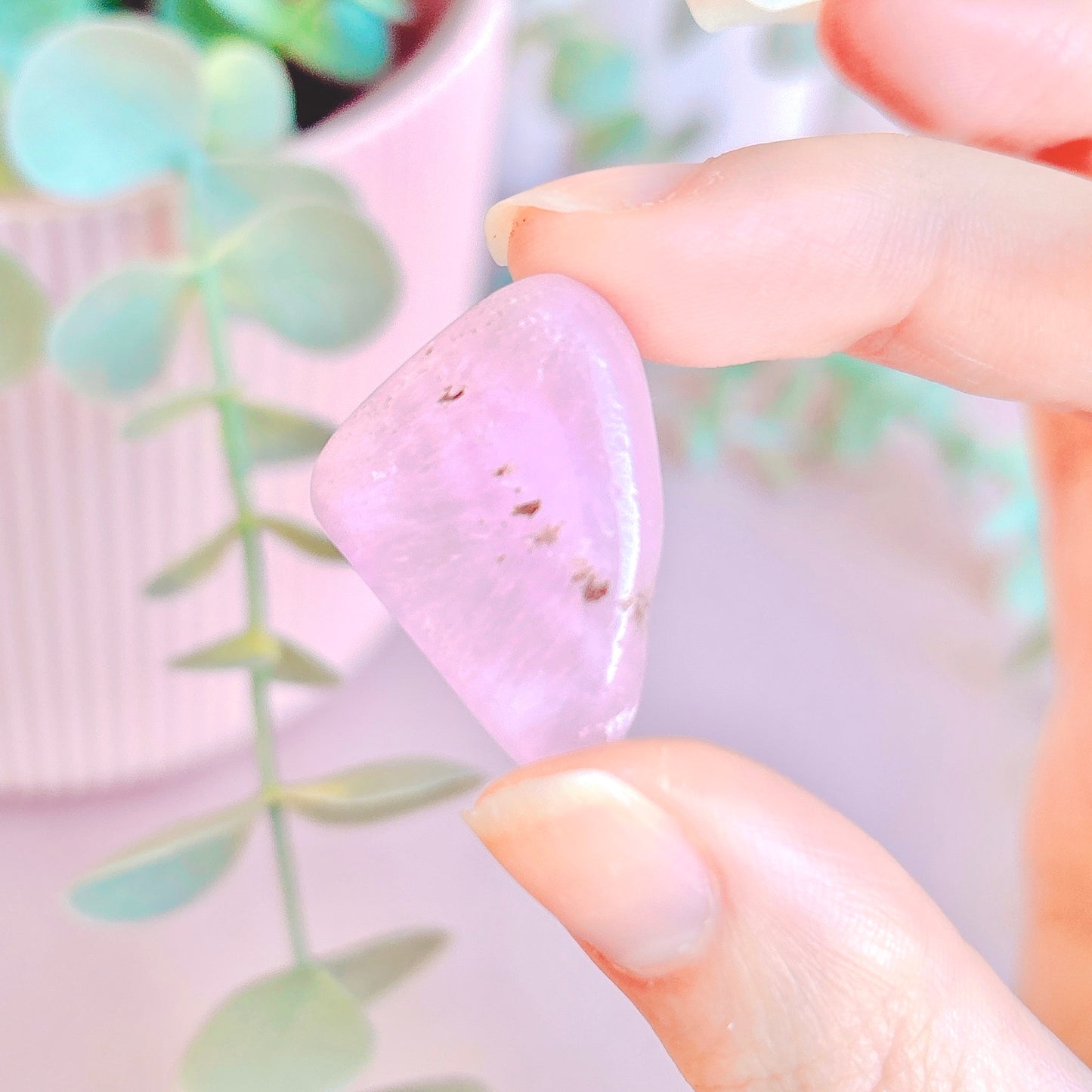 Pink Aragonite Tumble