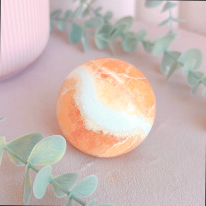 Orange Calcite Sphere