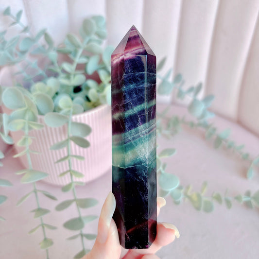 Rainbow Fluorite Tower