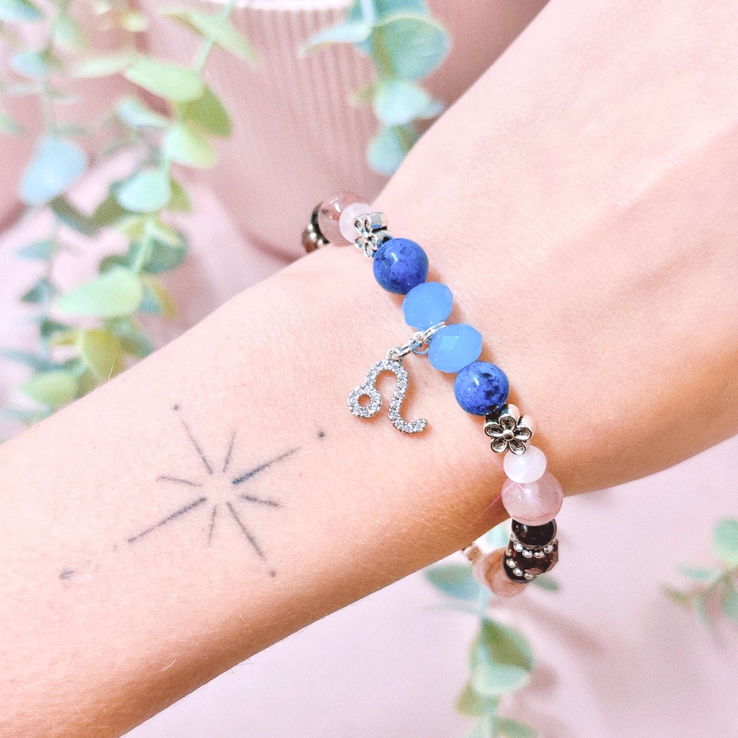 Leo Zodiac Intention Bracelet - Medium