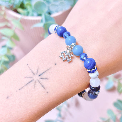 Aquarius Zodiac Intention Bracelet - Medium