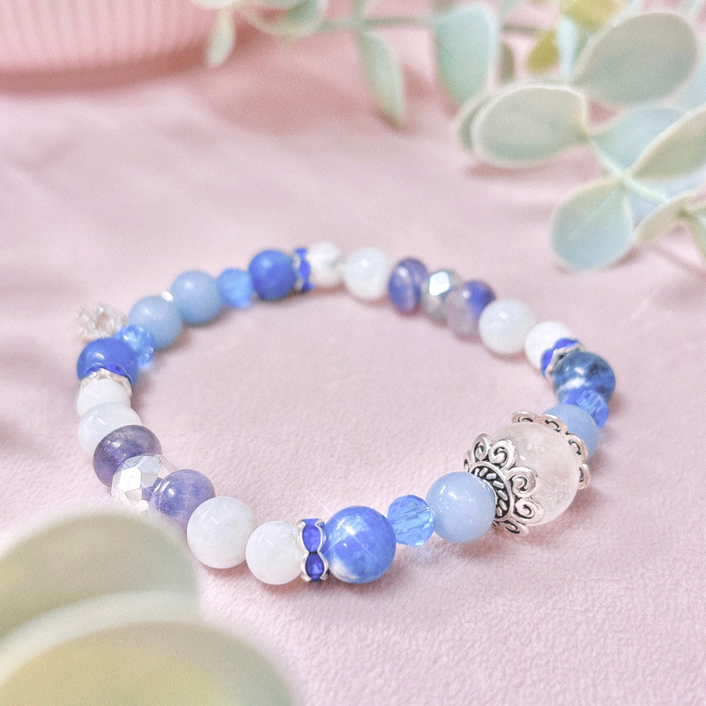 Aquarius Zodiac Intention Bracelet - Medium