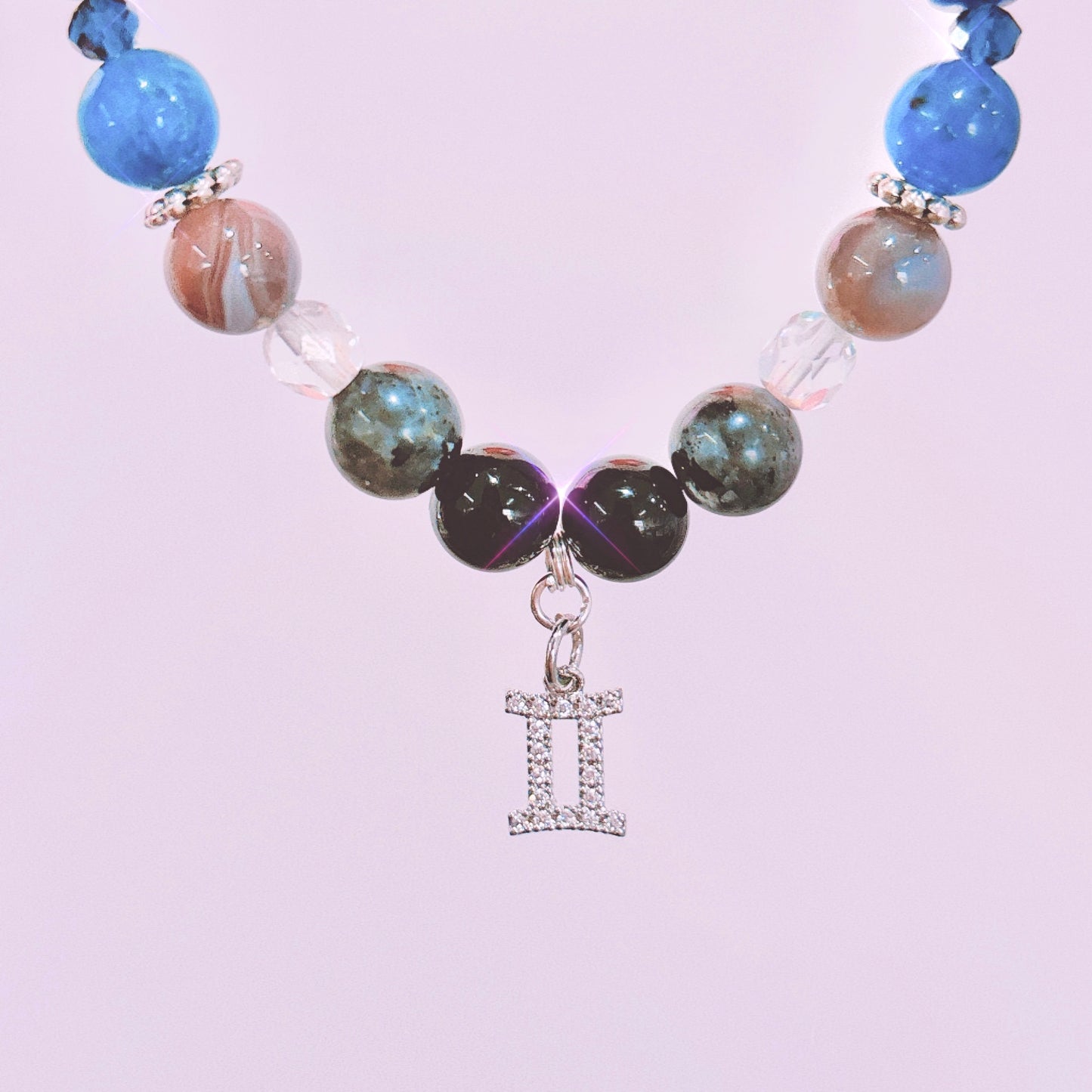 Gemini Zodiac Intention Bracelet - Medium