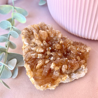 Natural Citrine Cluster