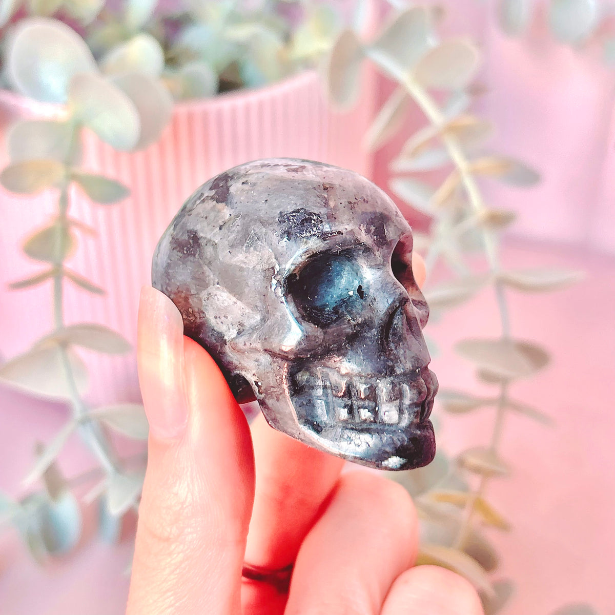 Larvikite Skull