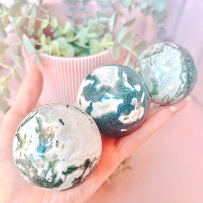 Moss Agate Sphere