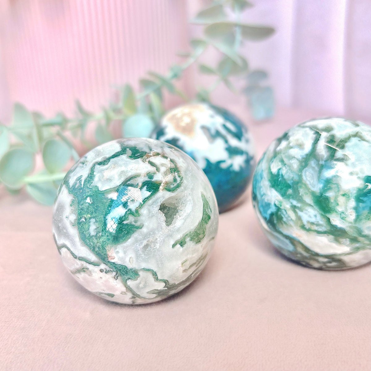 Moss Agate Sphere
