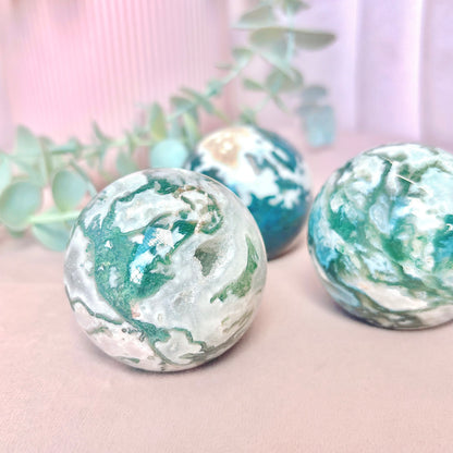 Moss Agate Sphere