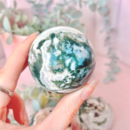 Moss Agate Sphere
