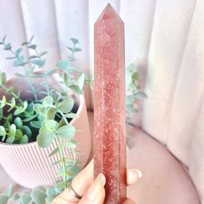 Strawberry Quartz Tower