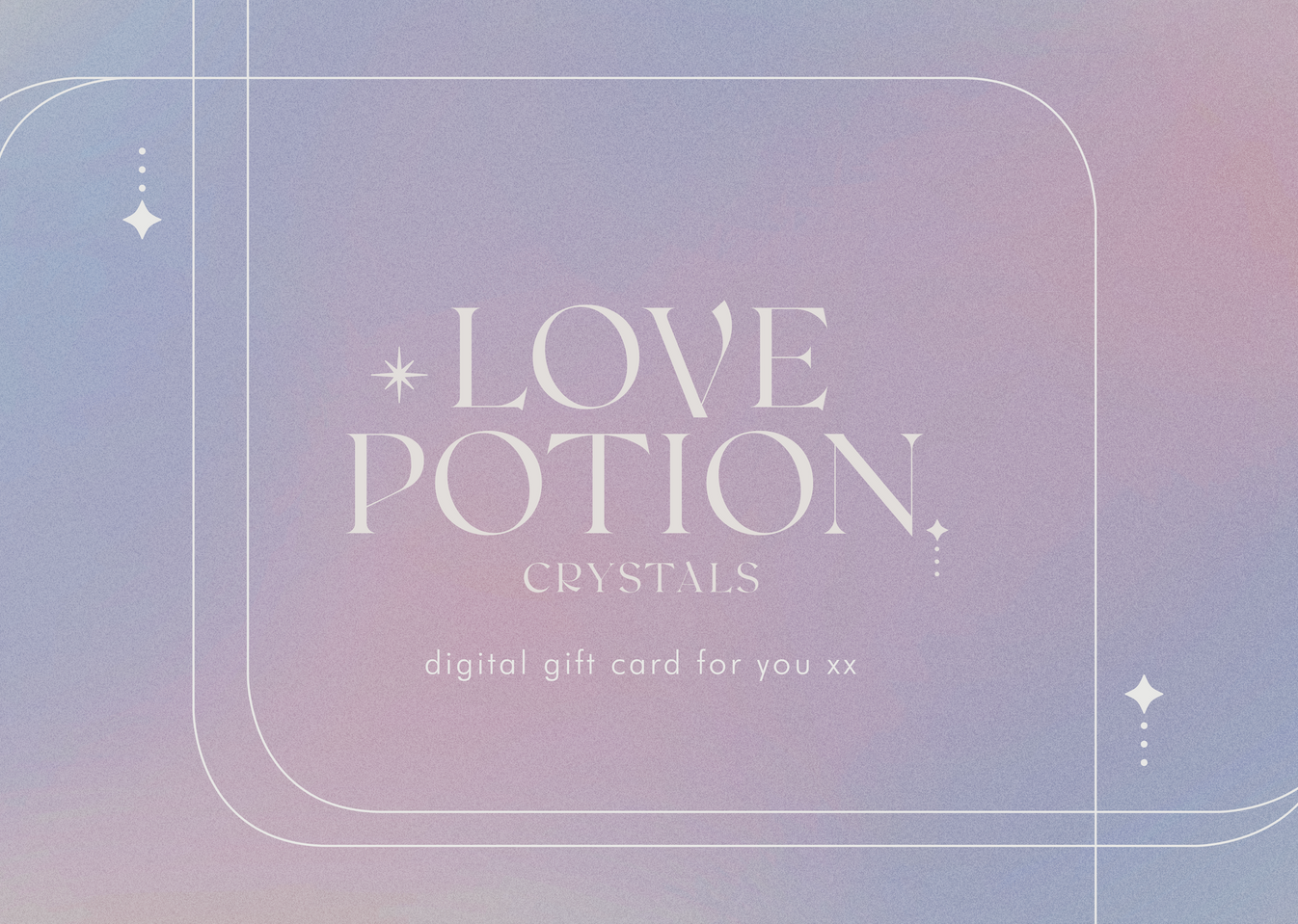 Love Potion Crystals EGift Card