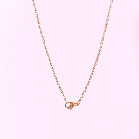 Gold Plated Stainless Steel Necklace - 50cm