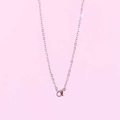 Silver Stainless Steel Necklace - 45cm