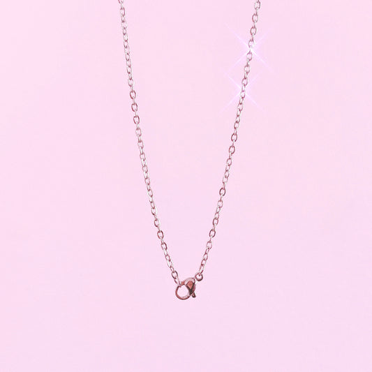 Silver Stainless Steel Necklace - 45cm