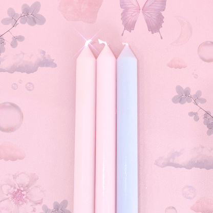 'Cloud' Long Candle Bundle - 3 for $10.00