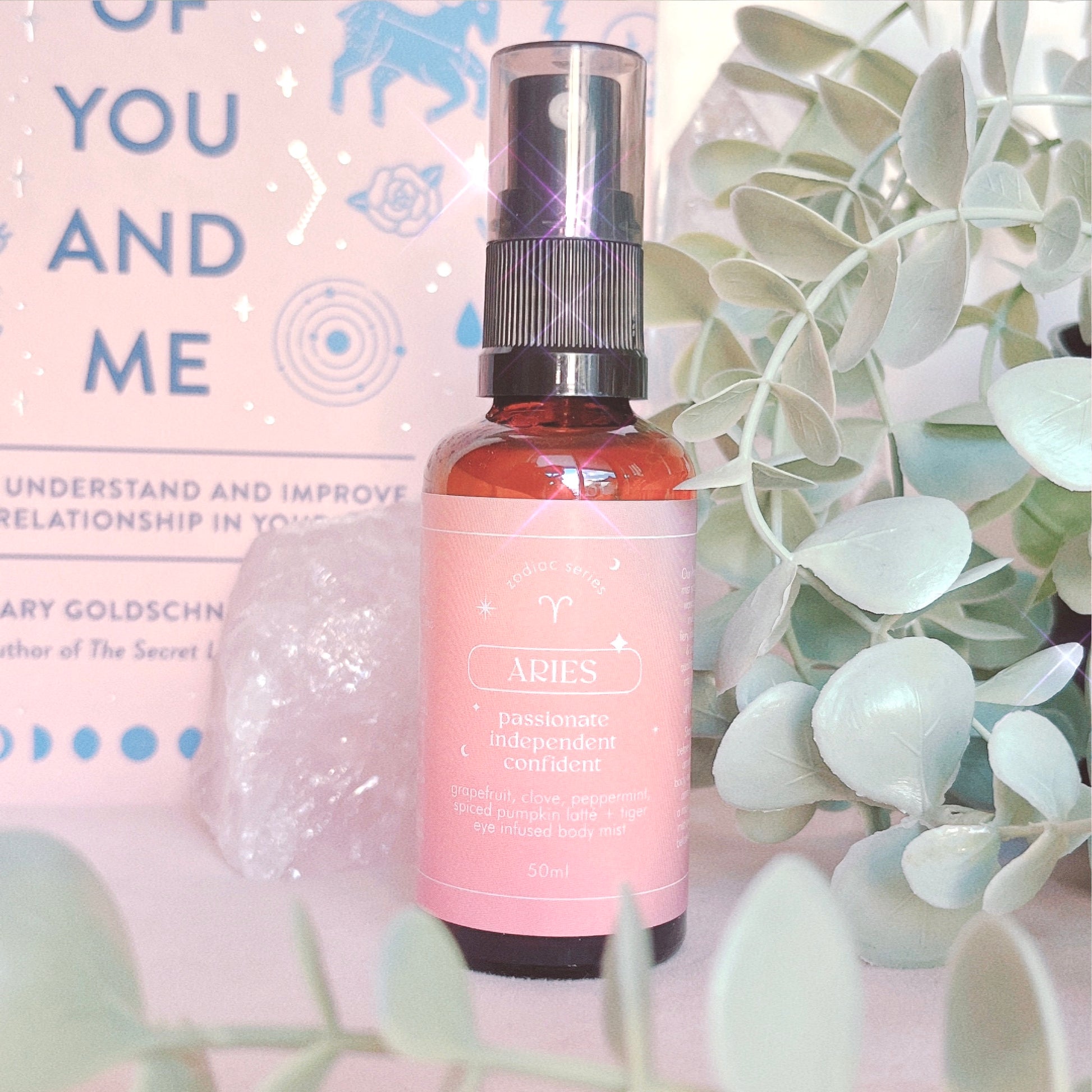 Aries zodiac body mist