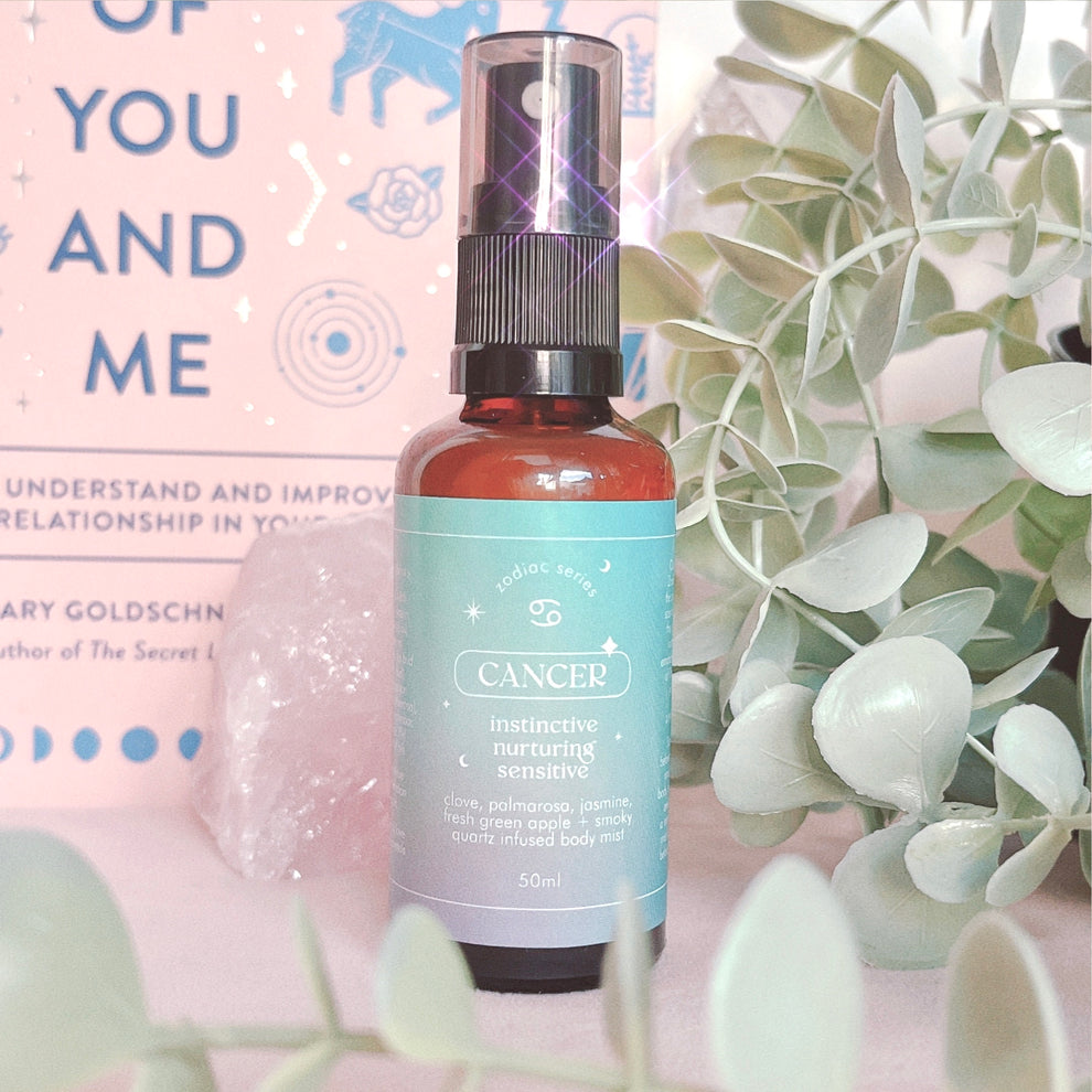 Cancer Zodiac Body Mist 50ml – Love Potion Crystals